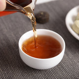 Yunnan Puerh Tea,Golden Dawn Glutinous Fragrance Tuo Tea,Miniature Ripe Tea 500g