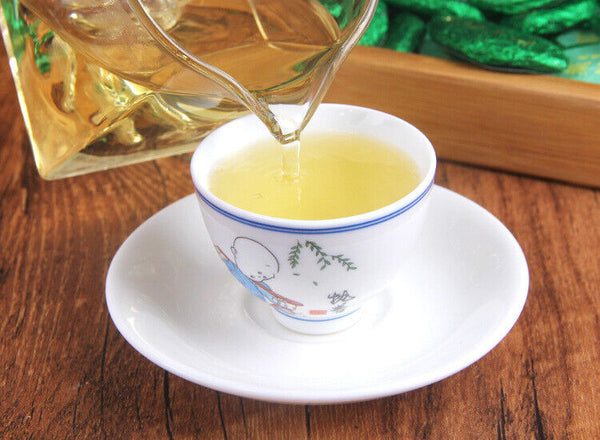Small Tea Cakes Jasmine White Tea Floral Aroma Jasmine Flower Aged White Tea