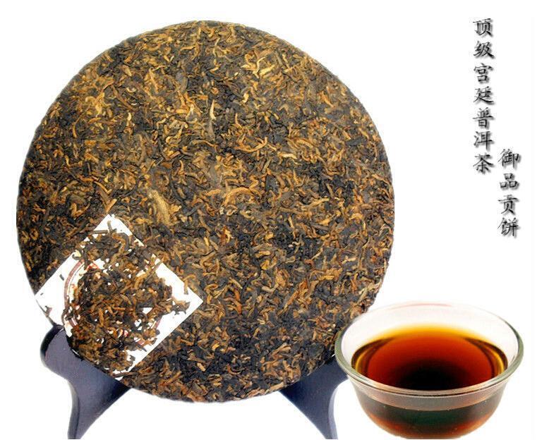 High Quality Pu'er Tea Royal Tribute Cake Puer Tea Menghai Ripe Puer Tea 357g Main image