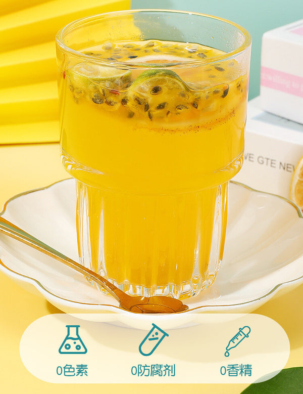 Summer Cold Brew Kumquat Lemon Fruit Tea Green Orange Lemon Passion Fruit Tea