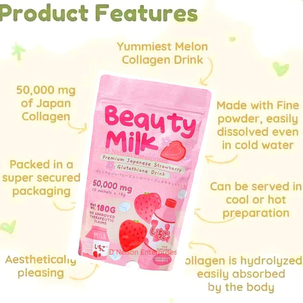 Beauty Milk PowderBeauty Milk Powder Instant Glutathione Collagen Drink