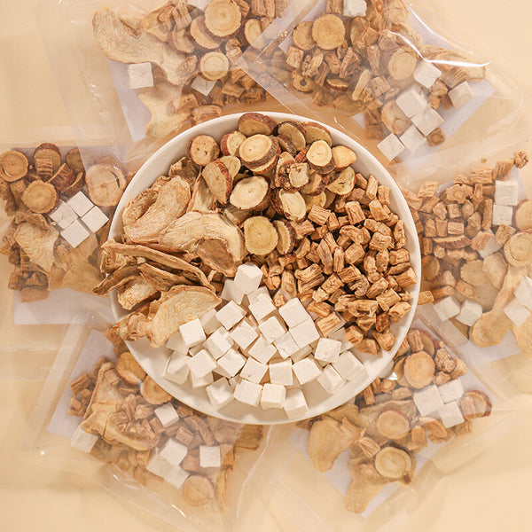 Huang Ya Tang Herbal Tea Chinese Blend (Poria Cocos, Ginger Codonopsis, Licorice