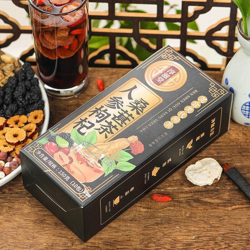 Handpicked Natural Ginseng Wolfberry Mulberry Tea 150g Combination Tea