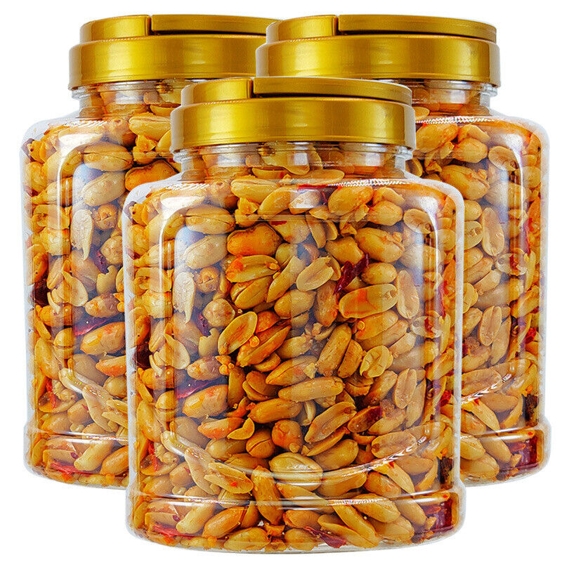 Spicy Peanuts 250g/500g Canned Fried Spicy Crispy Peanut Snacks for Drinking Main image