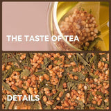 250 Grams of organic Genmaicha from Japan: the best roasted brown rice green tea