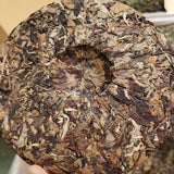 357g Hand Made Graphite Pressed Old White Tea Tea Cake  Organic Yunnan White Tea