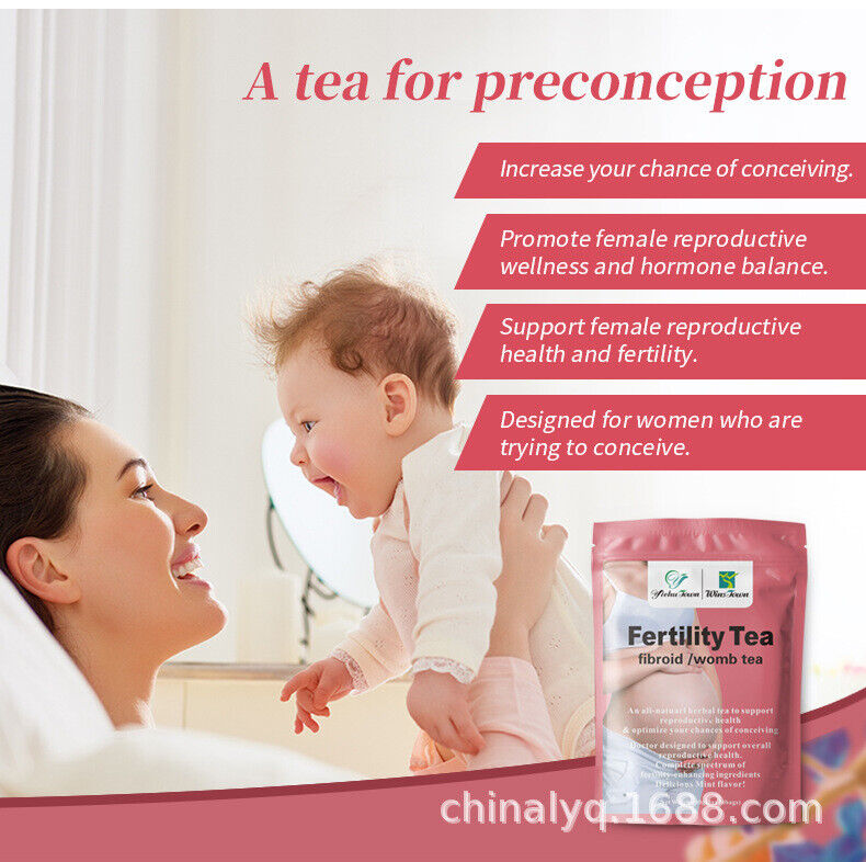 Fertility Tea Man Women Female Fibroid Womb Detox Tea Healthy Drink 3g*30bags