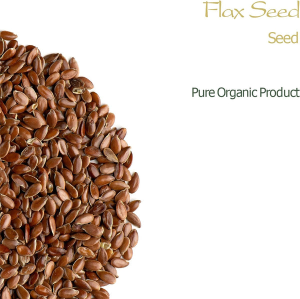 Whole Flax Seeds Organic Flaxseed - Culinairy Grade Flax Seed - Linseeds 200g