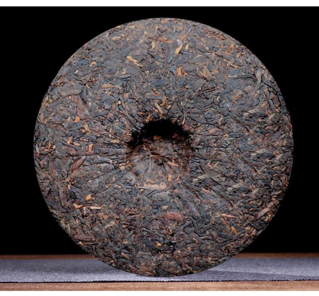 2019 Jingmai Lanxiang Pu-erh Tea Cake 357g Cha Shu Wang Ripe Yunnan Aged Secondary image