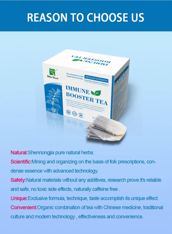 Organic Herbal Powerful Healthy Immunity Enhancement Immune Booster Tea