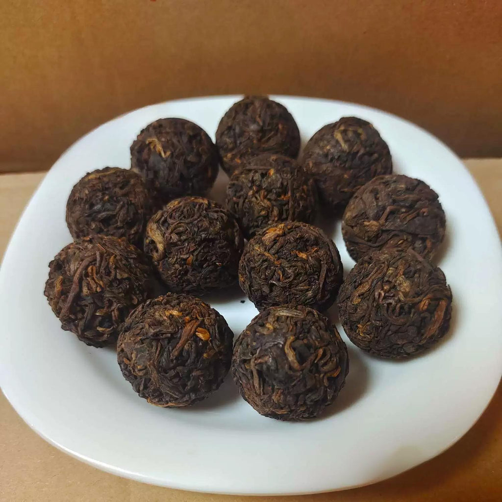 Yunnan Pu'er Ripe Tea Dragon Ball Commercial Bulk Xiaotuocha-500g Digestive Aid