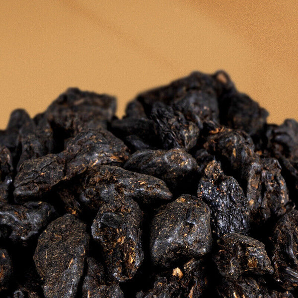 Glutinous Fragrance Crushed Silver Tea Fossil Yunnan Pu'er Ripe Tea Leaves 60g*2