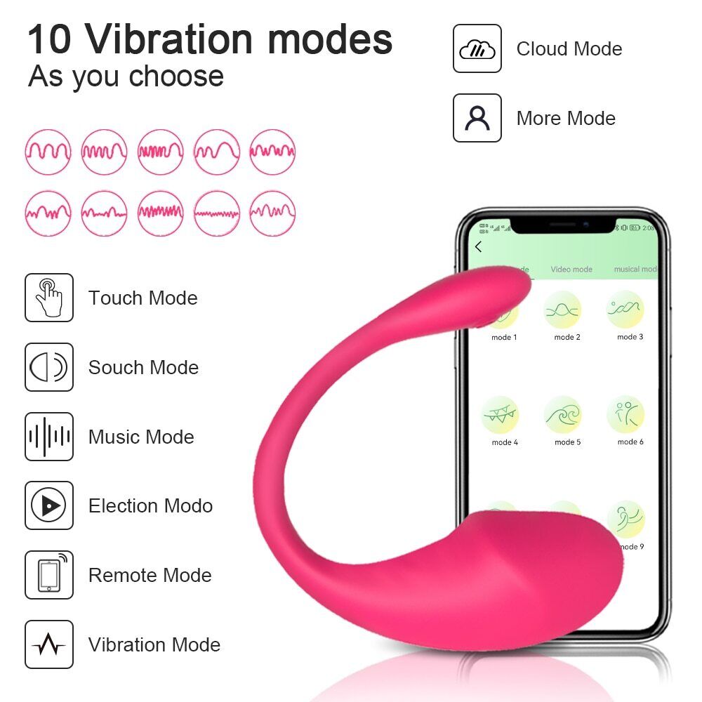 Wireless Bluetooth Dildo Vibrator for Women APP Remote Control Vibrating Toys