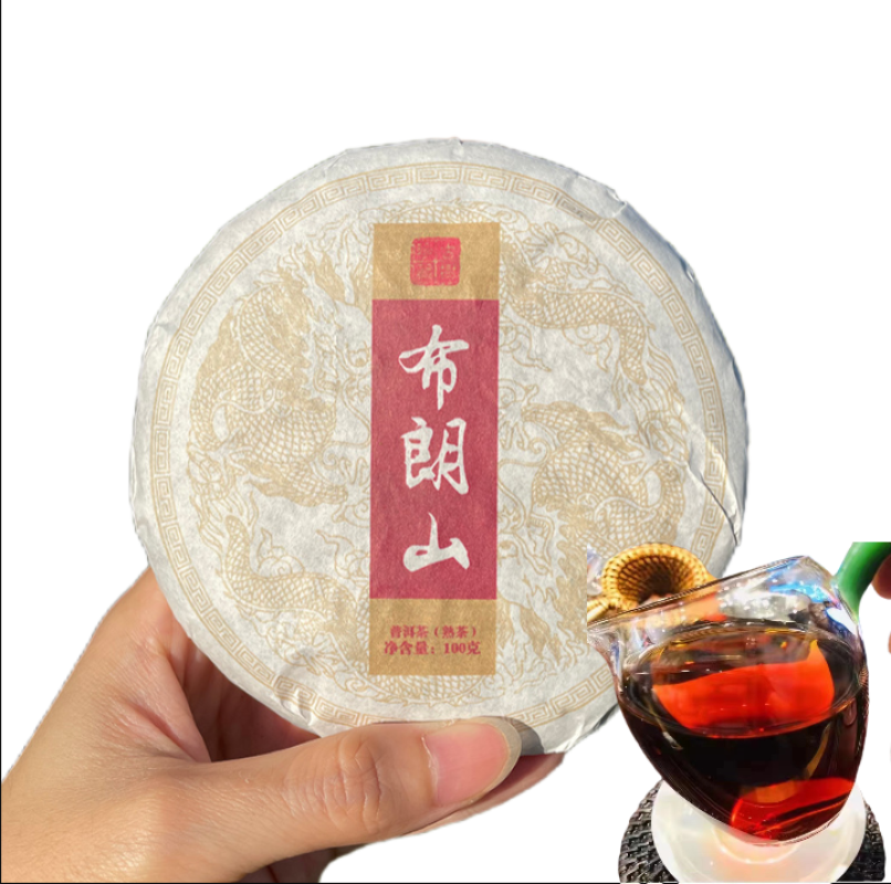 Brown Mountain Spring Tea Brown Mountain Ripe Tea Pu-erh Ripe Tea 100g