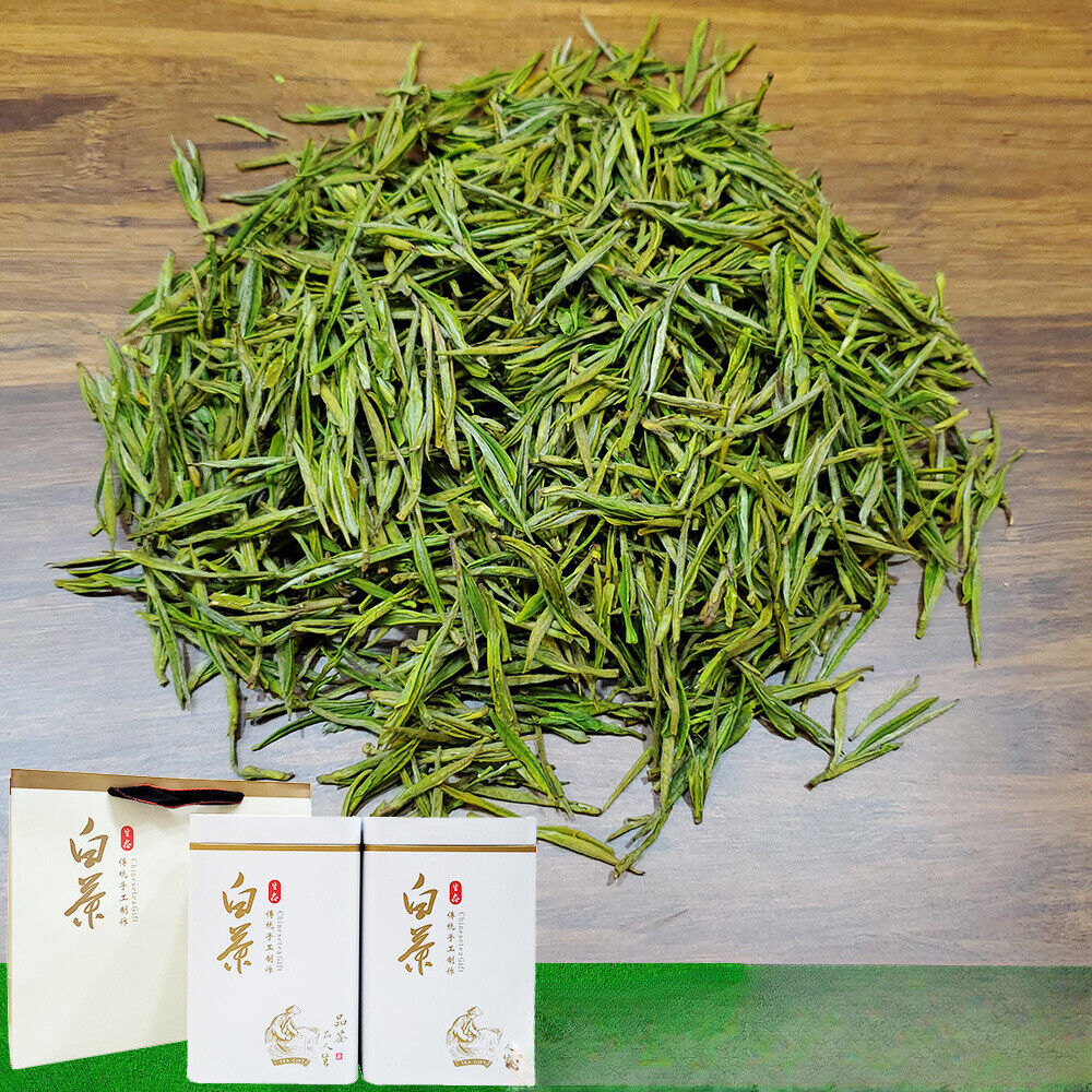 New Tea White Tea Green Tea Mao Feng Type White Leaf Tea Tin 500g/1.1lb