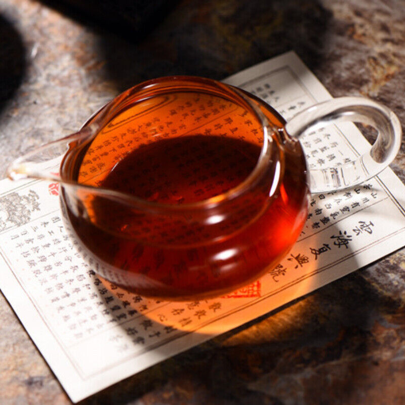 Lose Weight 357g/12.59oz Yellow Seal Puerh Cooked Tea Cake  Health Black Tea