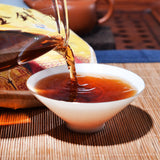 357g Yunnan Pu'er Ripe Tea Cake Banzhang Golden Bud Ripe Tea Palace Tea Cake
