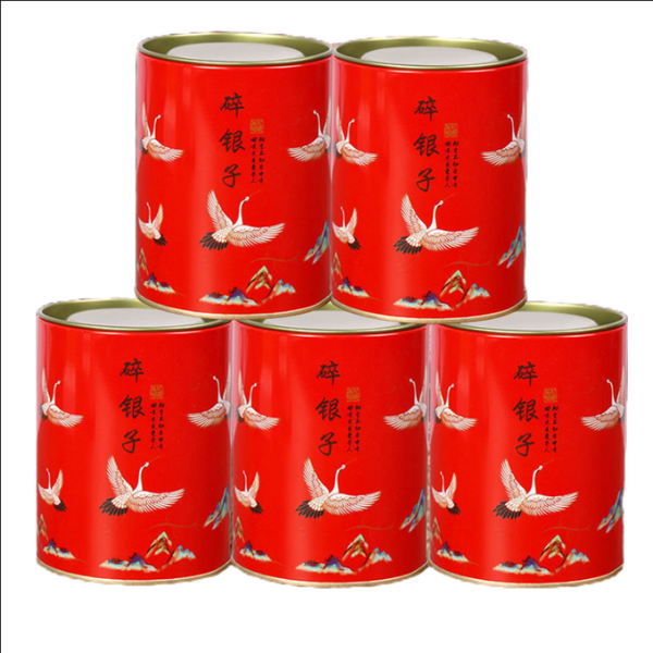 Glutinous Rice Fragrance Crushed Silver Tea Fossil Yunnan Pu'er Ripe Tea 50g/Can
