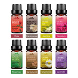 Essential Oils 100% Pure Natural Therapeutic Massage Oil 10 mL*8-piece Set