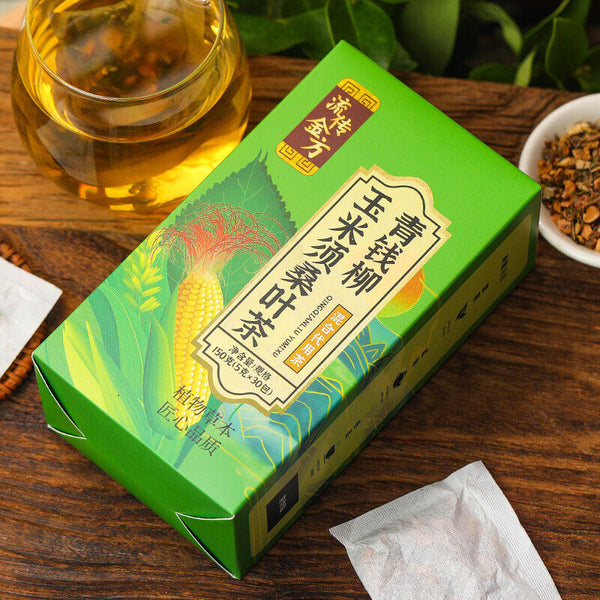 150g Green willow corn beard mulberry leaf tea burdock lotus cassia seeds tea