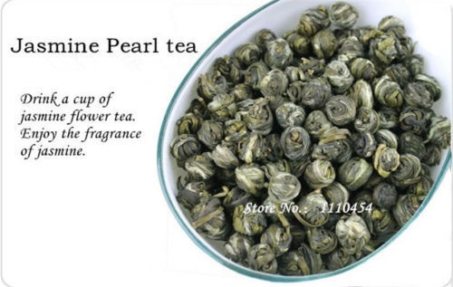100g Hardcover Scented Tea Jasmine Pearl Flower Tea Organic Green Healthy Drink Secondary image