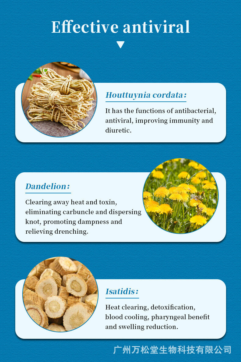 Infection Removal Tea Antiviral and Anti-inflammatory Herbal Antibacterial Tea