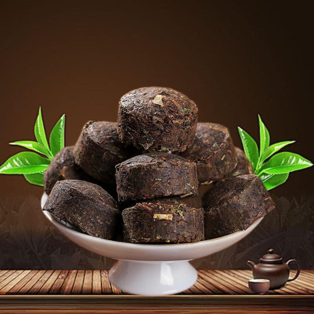 50g of China's top ripe Pu'er mini ultra-thin Tuo tea, experience luxury