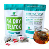 Detox & Fat Burn Teatox for a Flat Tummy Organic 14-Day Slimming Tea