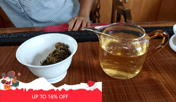 357g The First Village Lao Ban Zhang Menghai Cha Pu-erh Tea Cake Cha Puer Tea