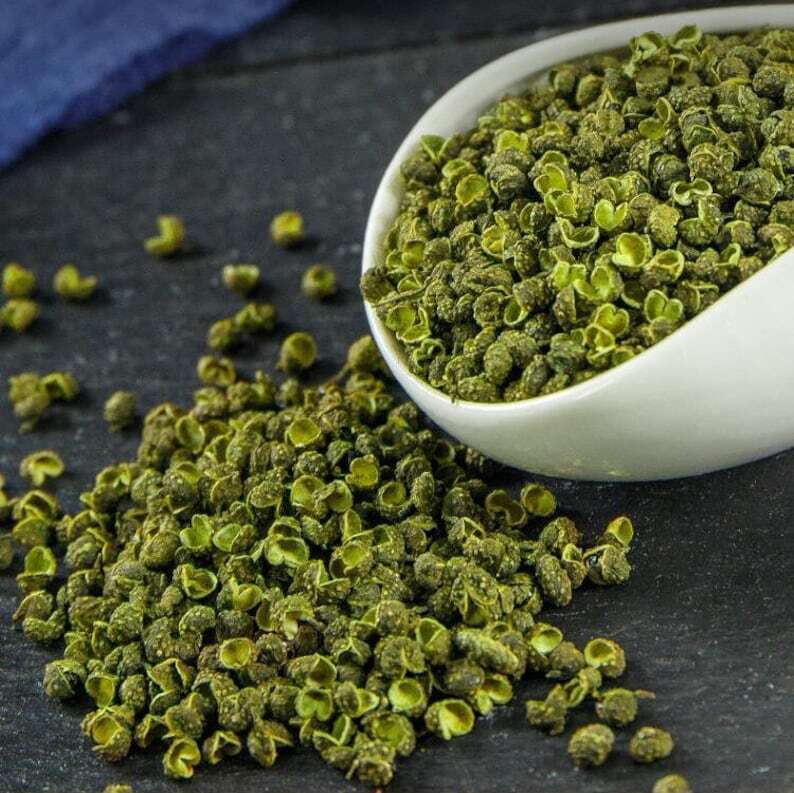 250g Chinese Sichuan Flower Pepper Szechuan Peppercorns Green pepper Ma Jiao, 麻椒