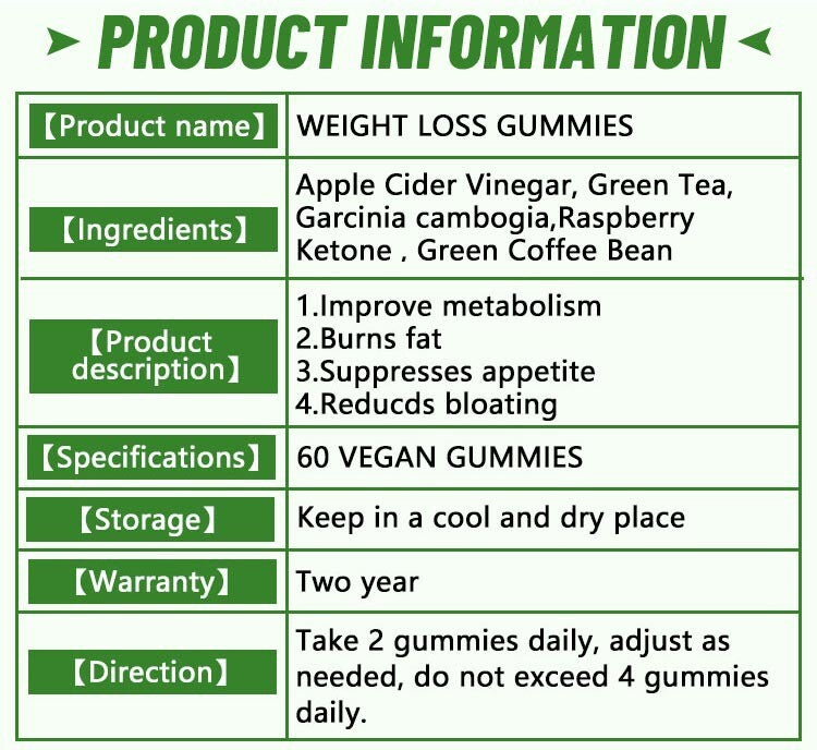 Keto ACV Weight Loss Gummies 60 Capsules per Bottle