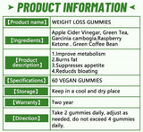 Keto ACV Weight Loss Gummies 60 Capsules per Bottle