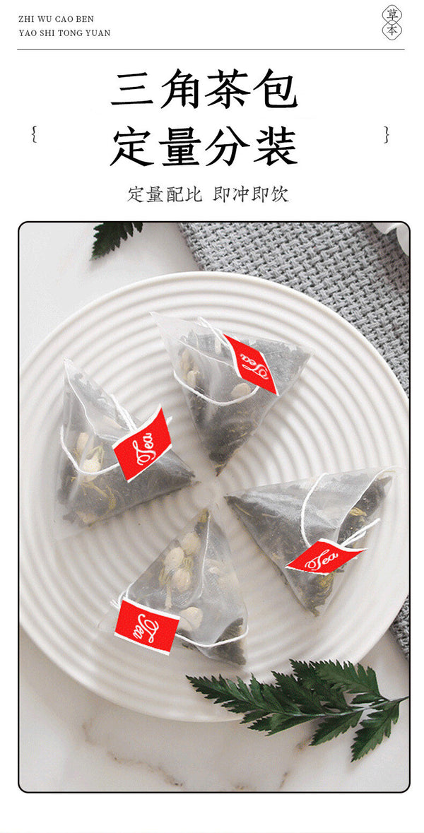 Wholesale Cold Brew Floral Tea Jasmine Tea Pyramid Bags