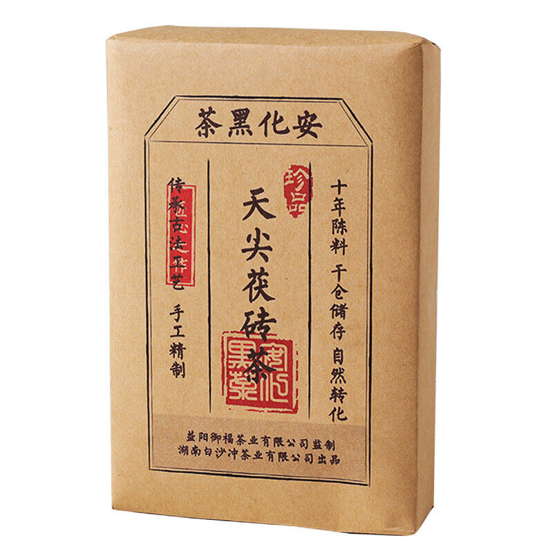 1000kg Anhua Black Tea Golden Flower Hand-built Fu Brick Tea Golden Black Tea Main image