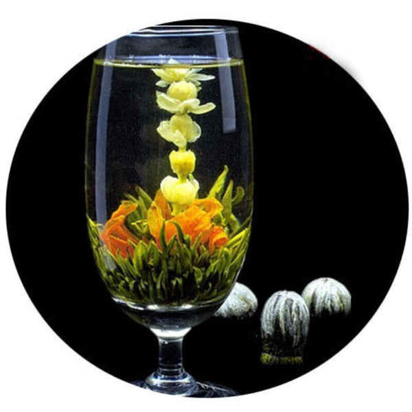 20 Pcs Chinese Blooming Flower Tea Natural Handmade Flower Tea Ball Herbal Tea