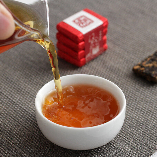 500g Yunnan Fengqing Kung Fu Black Tea Dian Hong Xiao Tuocha Golden Square Brick