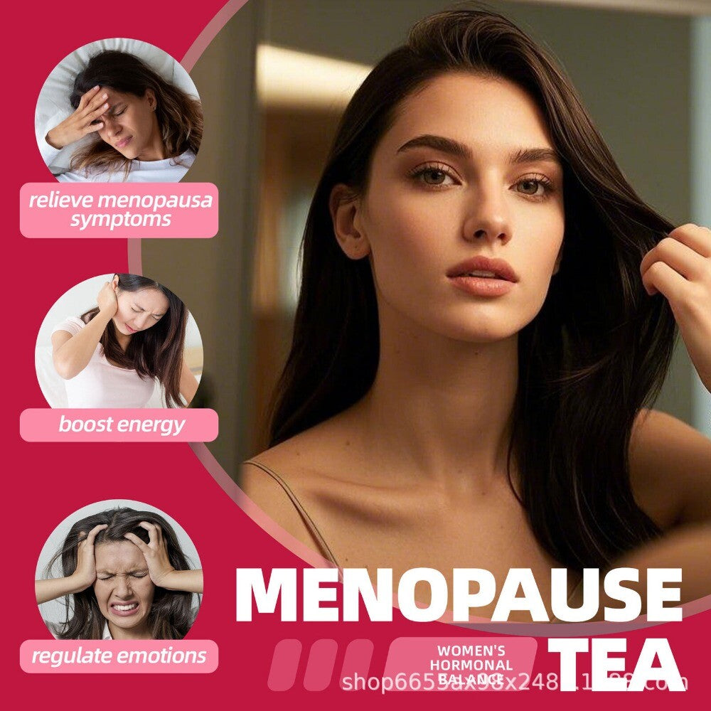Menopause Herbal Tea Bags Red Date Longan Rose Beetroot Mulberry Blend
