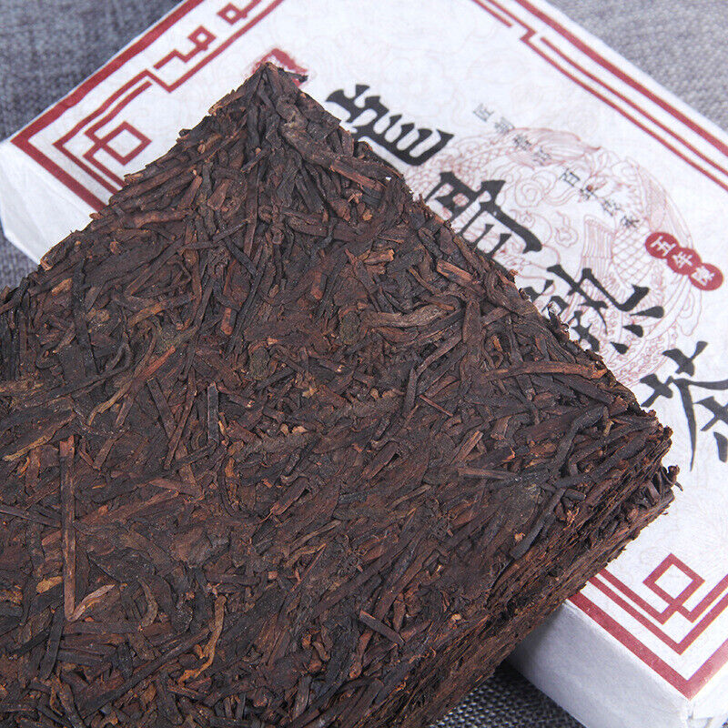 Black Tea Puerh Tea Ripe Tea 1000g Brick Old Tea Stem Dragon Bone Ripe Tea