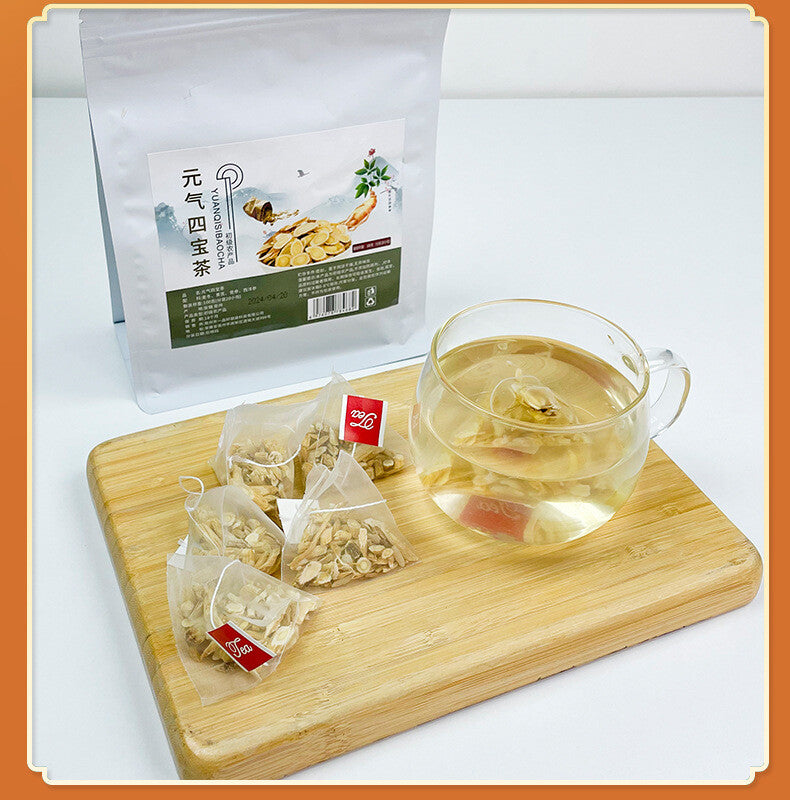Astragalus, Codonopsis,Ophiopogon Vital Four Treasure Tea with American Ginseng