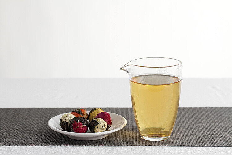 Yunnan Pu-erh Flower Tea Dragon Pearl 18 raw tea 6 flavor combination flower tea