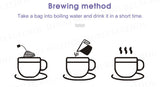 Big Butt Tea Natural Herbal Buttock Plump Tea muscle Enlargement Tea 3g*30