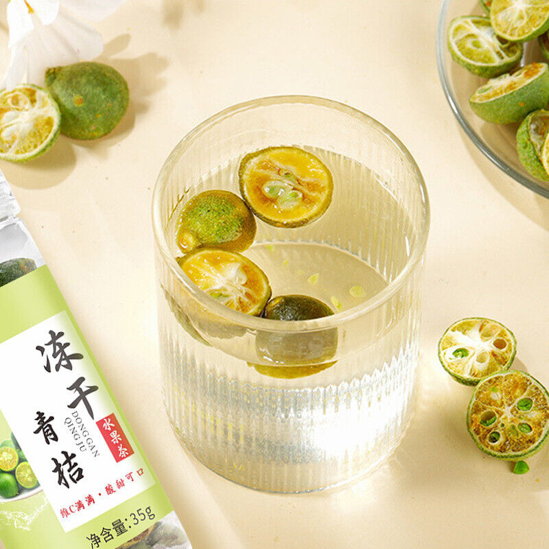 Dried Green Tangerine, Lemon & Passion Fruit: Freeze-Dried for Drinks