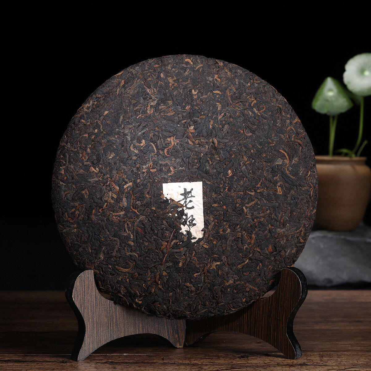 357g Yunnan OldPanzhang Puerh Ripe Tea Cake Menghai Flavor Pure Material Secondary image