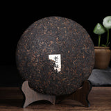 357g Yunnan OldPanzhang Puerh Ripe Tea Cake Menghai Flavor Pure Material