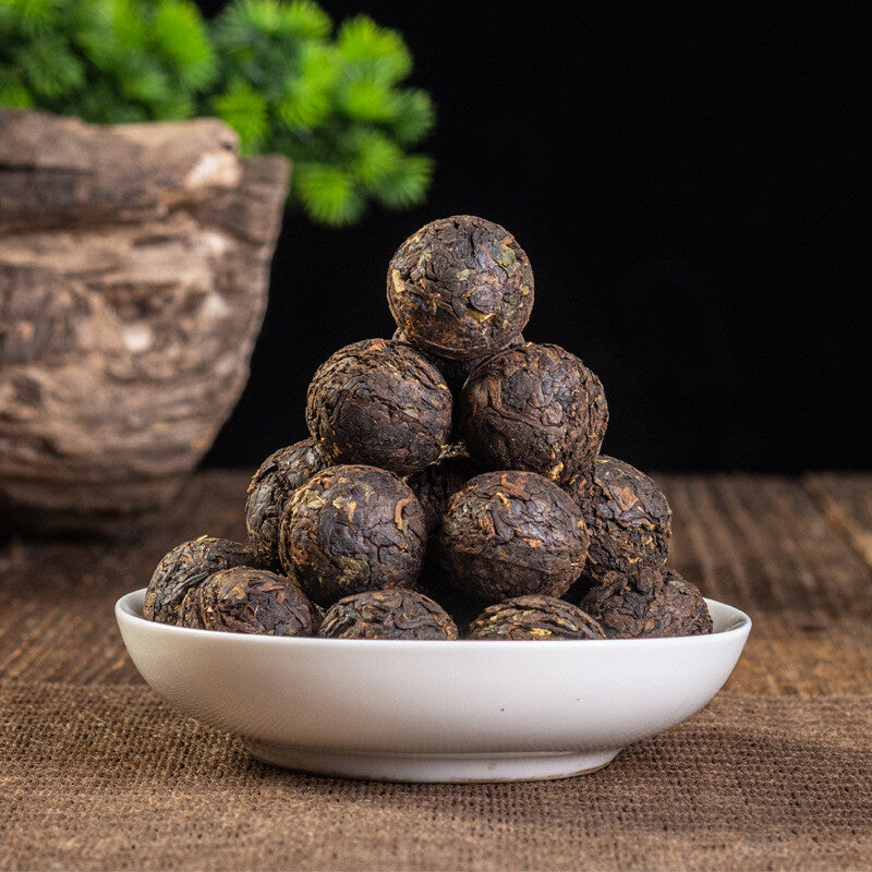 500G Yunnan Pu'er Tea Glutinous Fragrant Xiaotuo Old Ripe Tea Dragon Ball Tea Secondary image