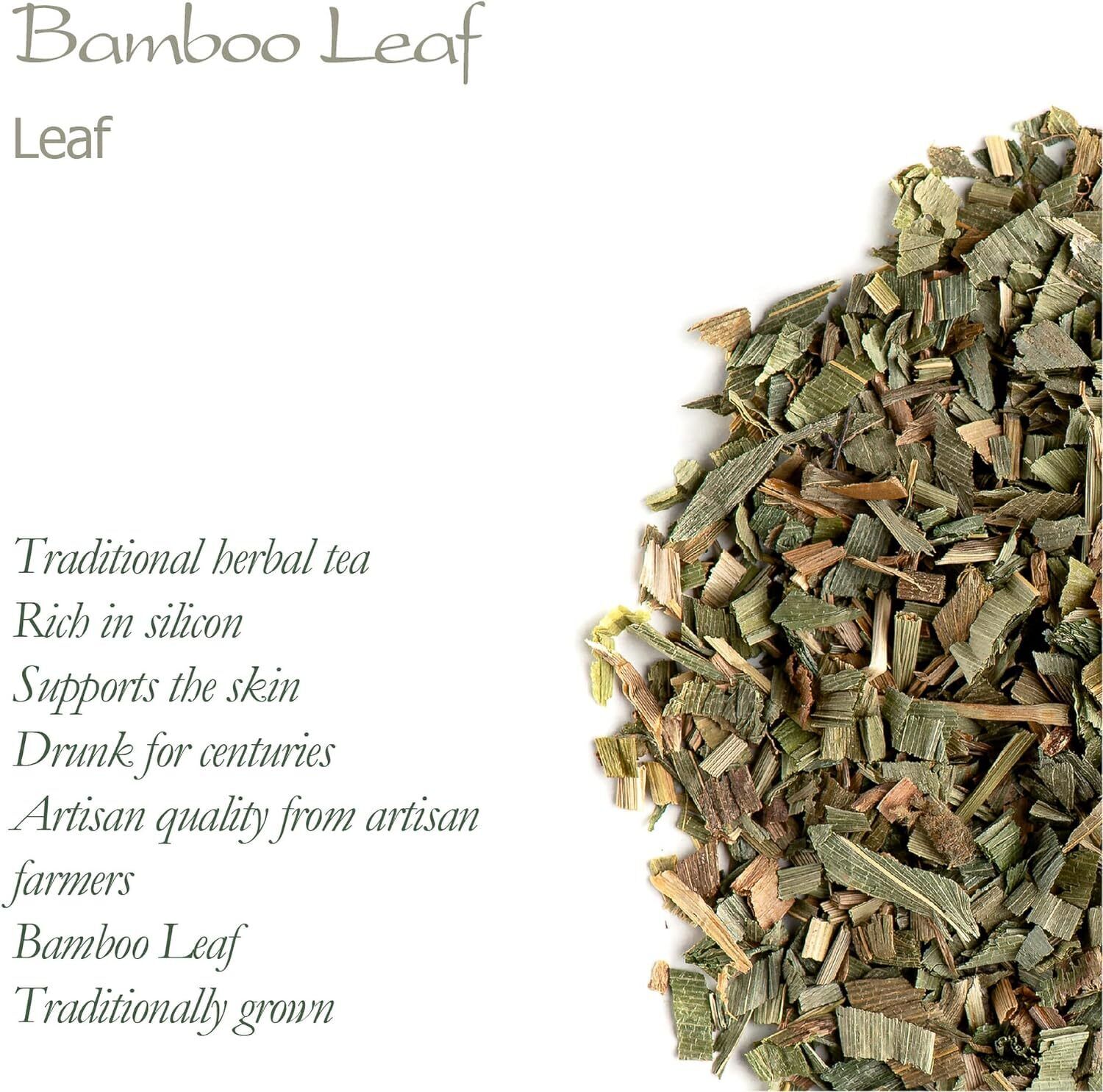 Bamboo Tea Loose Leaf Tea - Herbal Bamboo Leaves 100g Secondary image
