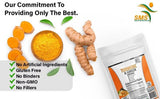 Turmeric Curcumin Curcuma Longa 100 Capsules 500mg 100% Organic