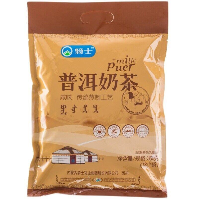 Premium Grade Inner Mongolia Knight Salty Pu'er Milk Tea Brewing 360g Main image