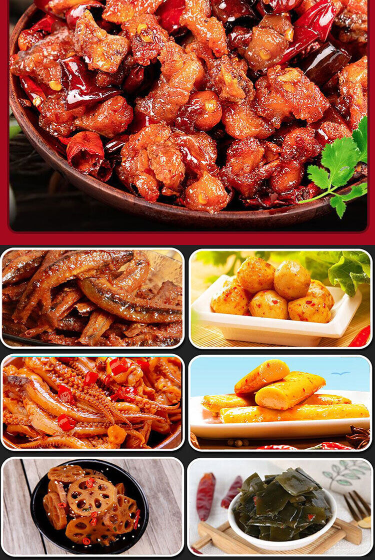 Gift Pack Spicy Braised Snacks Delicious Snacks Mixed in A Box for Friends
