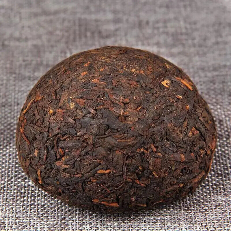 Strong Taste Puer Tea Chinese Yunnan Fenghuang Compressed Fermented Shu Pu 100g